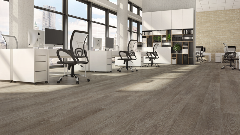 $1.69/sq. ft. ($86.76/Box)  Fairview Vinyl Plank "ARLINGTON" Dryback (Glue Down)