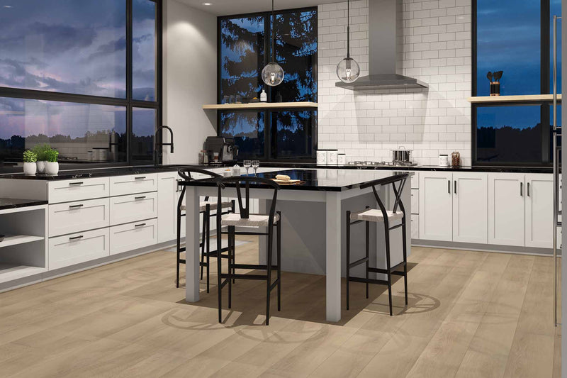 $3.39/sq. ft. ($76.41/Box) Thickness 7.0 mm Vinyl Plank - Curate  "CHISELED" with Attached Underlayment