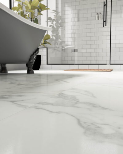 $3.59/sq. ft. ($71.90/Box) Thickness 7.0 mm Vinyl Tile - Curate  "MASSA" with Attached Underlayment
