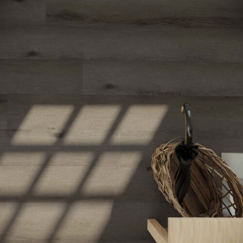 $2.79/sq. ft. ($51.86/Box) Thickness 6.5 mm Vinyl Plank - Difference  "NIGHTFALL" with Attached Underlayment