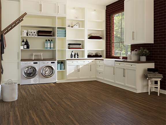 $2.79/sq. ft. ($56.30/Box) Floorpan "ASTANA WALNUT" 12mm Water Resistance Laminate Flooring