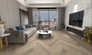 $3.89/sq. ft. ($79.12/Box)  Vinyl Herringbone Collection "SEASIDE MOTEL" with Attached Underlayment