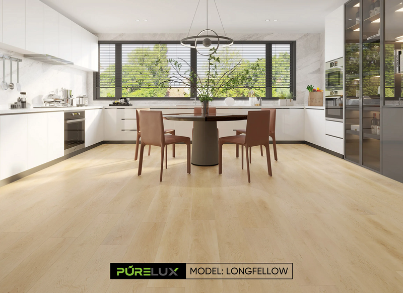 $3.39/sq. ft. ($82.07/Box) Thickness 7.0 mm Vinyl Plank - Dynamic  "Longfellow" with Attached Underlayment