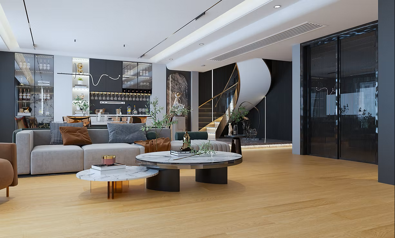 $7.99/sq. ft. ($186.24/Box) Monte Rosa "Menton" 3/4 x 7 1/2 Engineered Wood Flooring