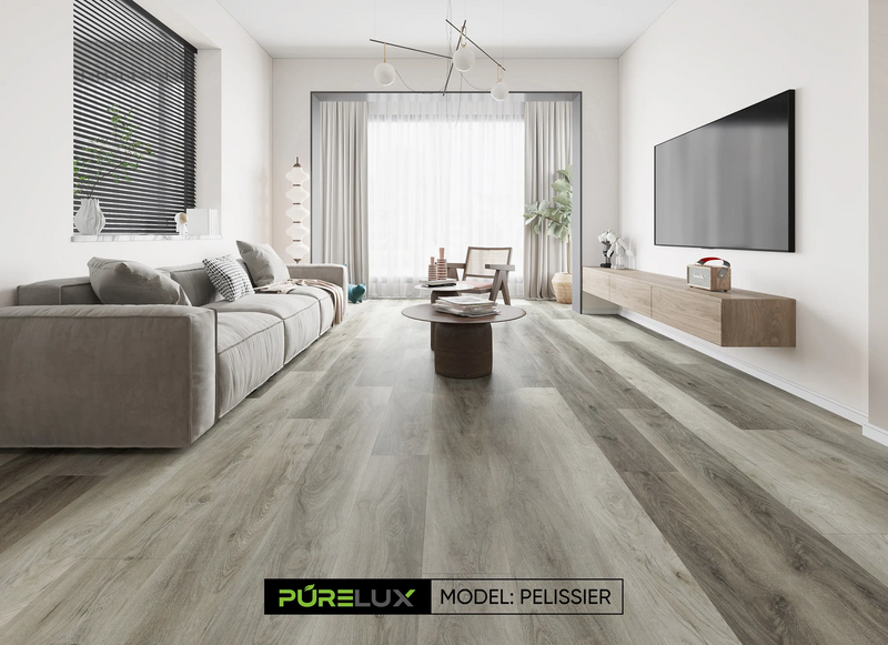 $3.39/sq. ft. ($82.07/Box) Thickness 7.0 mm Vinyl Plank - Dynamic  "Pelissier" with Attached Underlayment