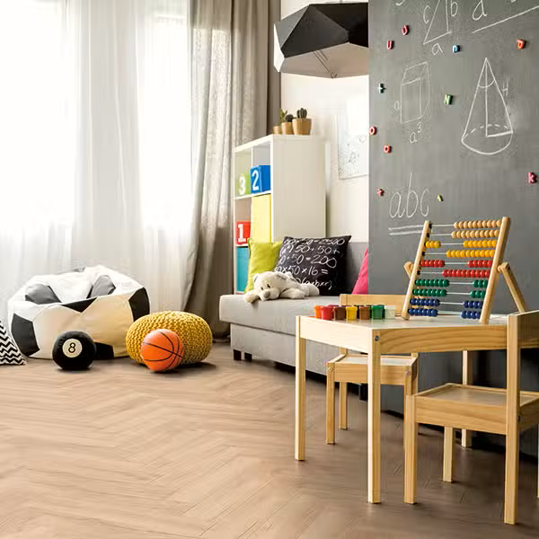 $3.59/sq. ft. ($47.85/Box) Herringbone "TOULOUSE" 8 mm Laminate Flooring