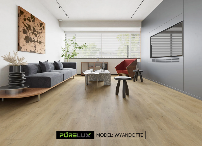 $3.39/sq. ft. ($82.07/Box) Thickness 7.0 mm Vinyl Plank - Dynamic  "Wyandotte" with Attached Underlayment