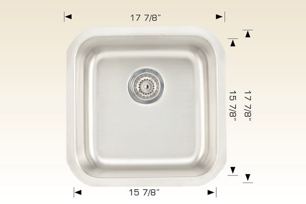 207032 Undermount Stainless Steel Kitchen Sink
