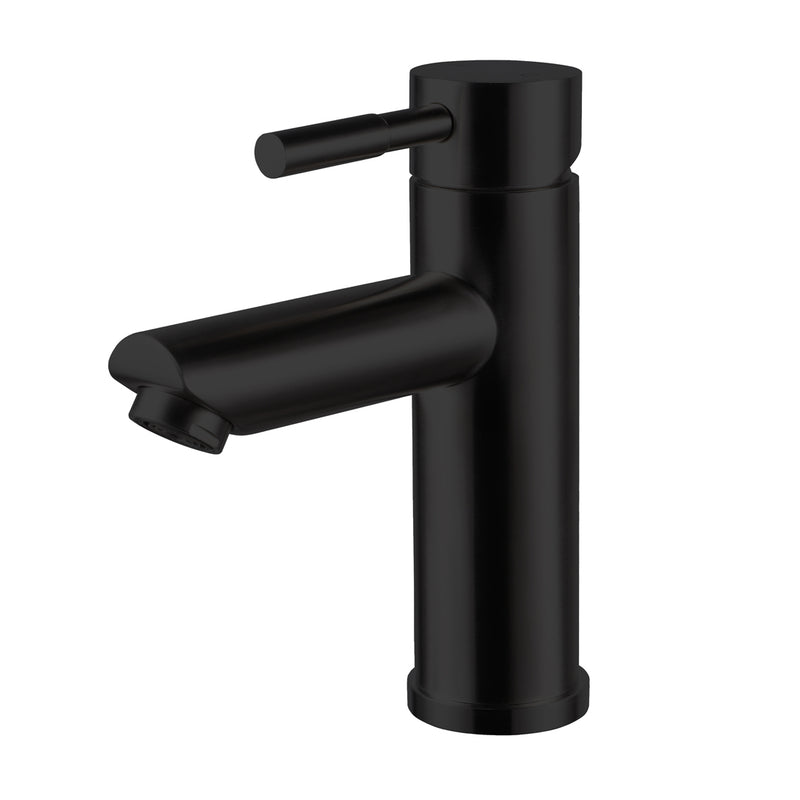 Matt Black 1 Hole Single-Handle Bathroom Faucet B20401312