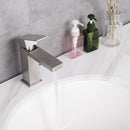 Brushed Nickel 1 Hole Single-Handle Bathroom Faucet B23101162