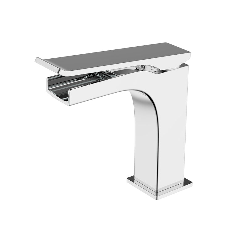 Chrome 1 Hole Single-Handle Bathroom Faucet B28201011