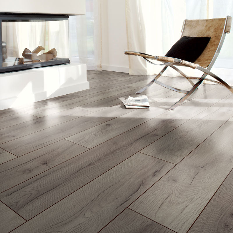 $1.89/sq. ft. ($43.37/Box) Authentic Advanced "CENTURY OAK GREY" 8mm Laminate Flooring