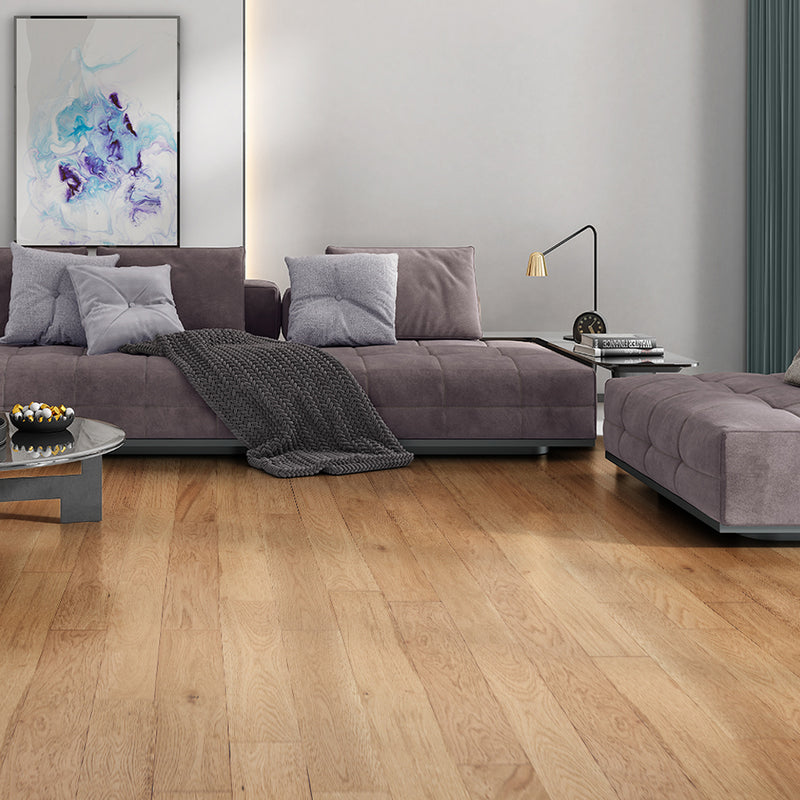 $7.99/sq. ft. ($192.55/Box) Solution 3/4 "GENESE" Engineered Oak Wood Flooring Wire Brushed