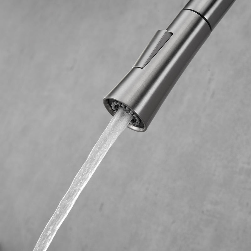 Brushed Nickel Single-Handle Kitchen Faucet K134M01162