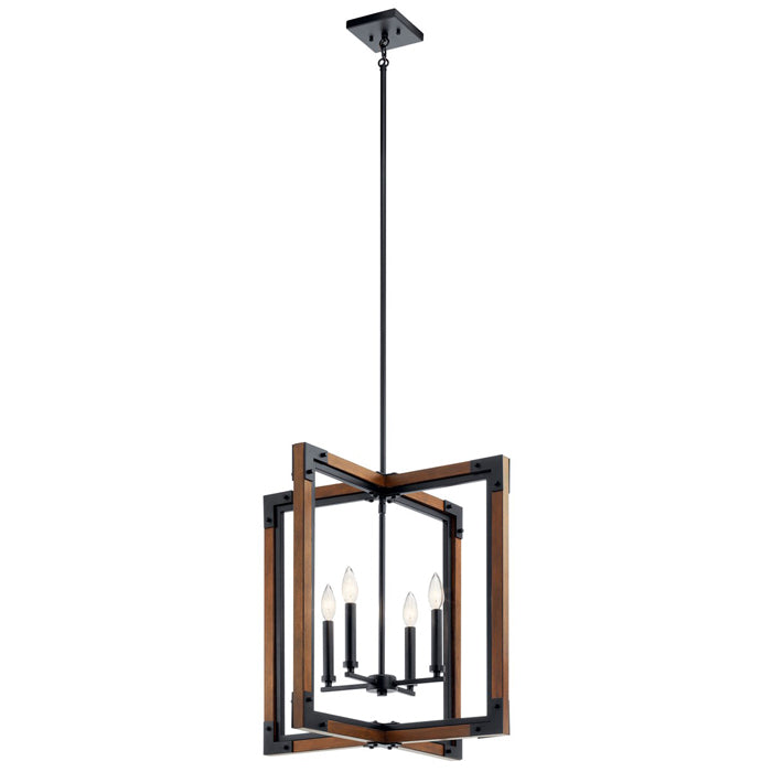 MARIMOUNT 4 Light Pendant (Auburn Stained)