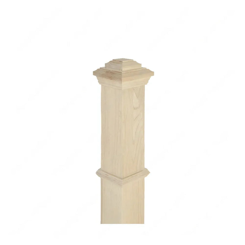 STAIR NEWEL POST PF200 F0 Plain 3 1/2”*48” Maple
