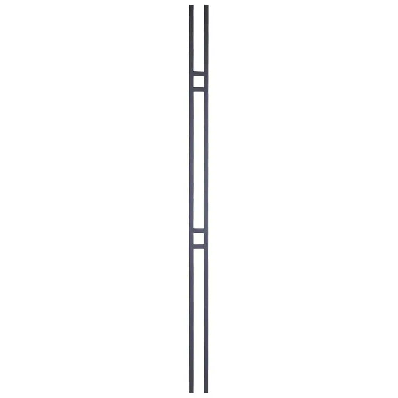 STAIR BALUSTER PTM44B 1/2″SQ. MODERN TUBULAR PANEL 2 1/4″ X 44″ – SATIN BLACK