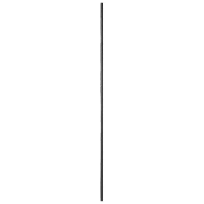 STAIR BALUSTER PTMRPLAINB 9/16″ROUND MODERN PLAIN TUBULAR METAL 44″ – SATIN BLACK