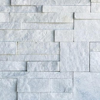Snow White - Stone Tile Quartzite Ledge