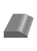 Step Bevel Shoe Moulding 3/8″ x 1-3/8″ x 12′ MDF Primed TMD-38138-B