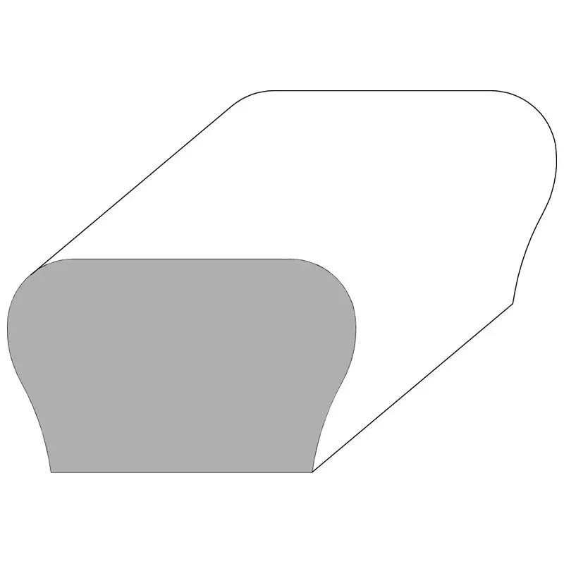 WH1158258O RAISED OAK HANDRAIL 2 21/32″ X 1 5/8″ X 12 FT.