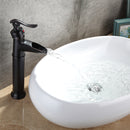 Oil Rubbed Bronze 1 Hole Single-Handle Bathroom Faucet 107-22AB