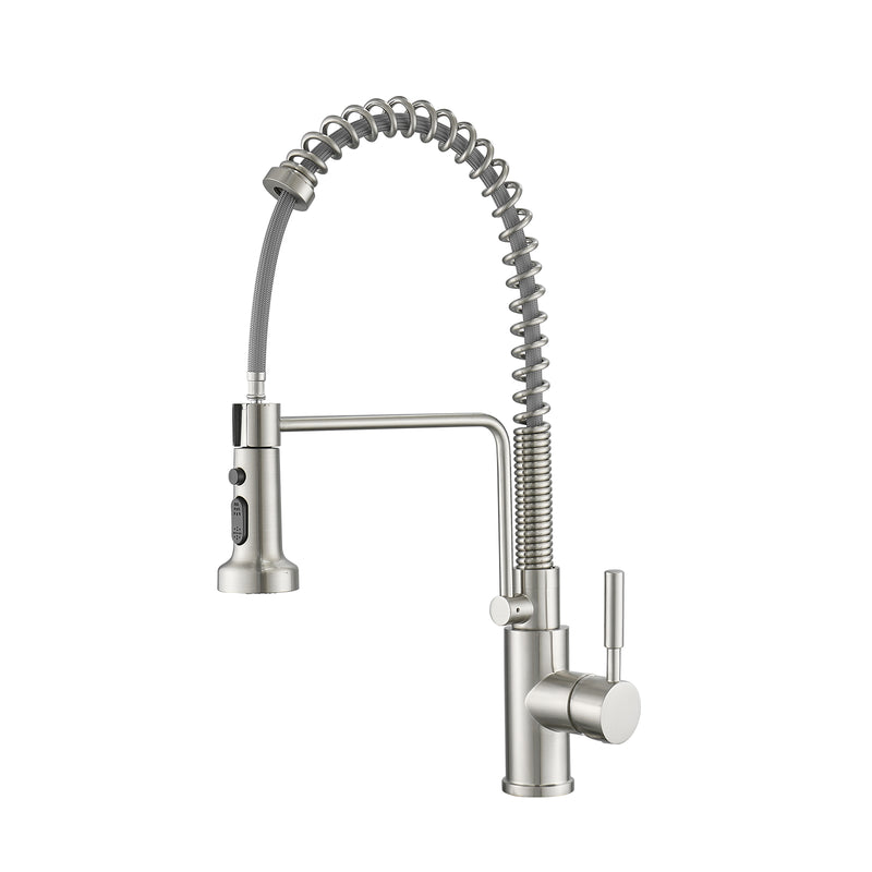 Brushed Nickel Single-Handle Kitchen Faucet 1167-33N