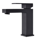 Black 1 Hole Single-Handle Bathroom Faucet 1181-11B