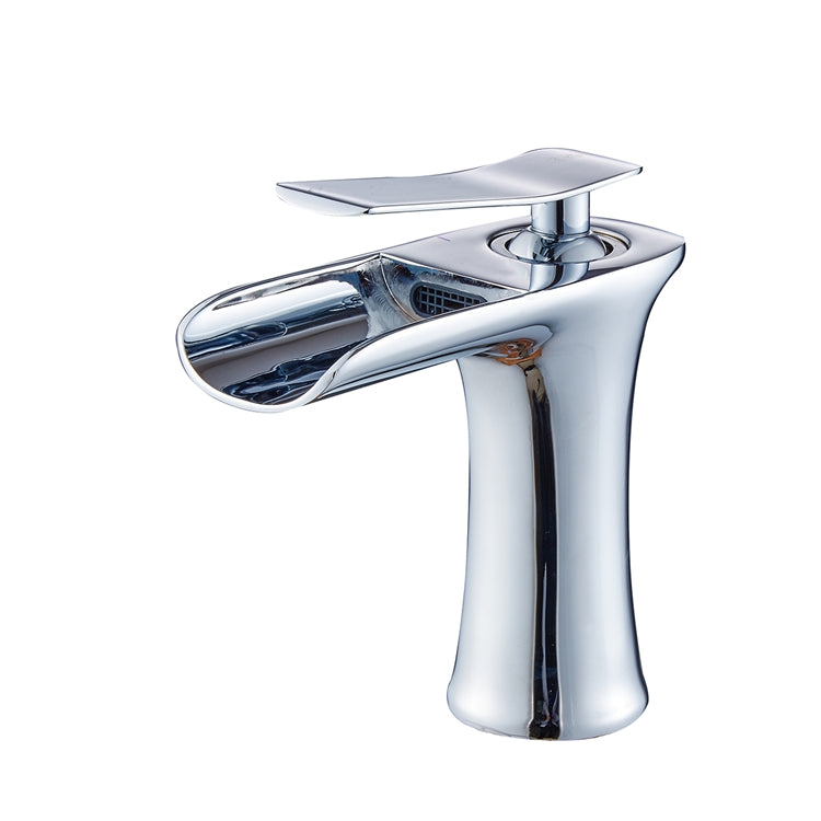 Chrome 1 Hole Single-Handle Bathroom Faucet 130-11C
