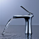 Chrome 1 Hole Single-Handle Bathroom Faucet 130-11C