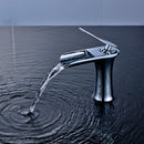 Chrome 1 Hole Single-Handle Bathroom Faucet 130-11C