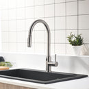 Brushed Nickel Single-Handle Kitchen Faucet IS1256-33N